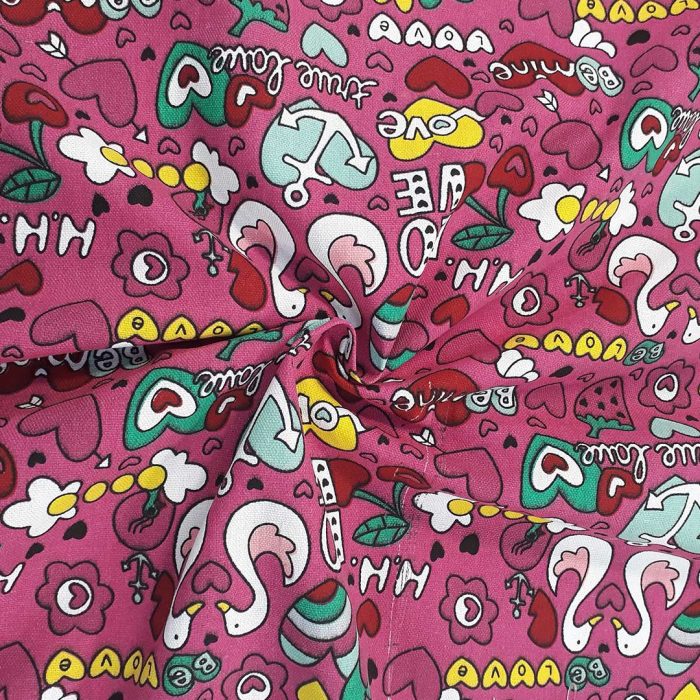 Printed Poly Cotton Canvas -3 - Image 2