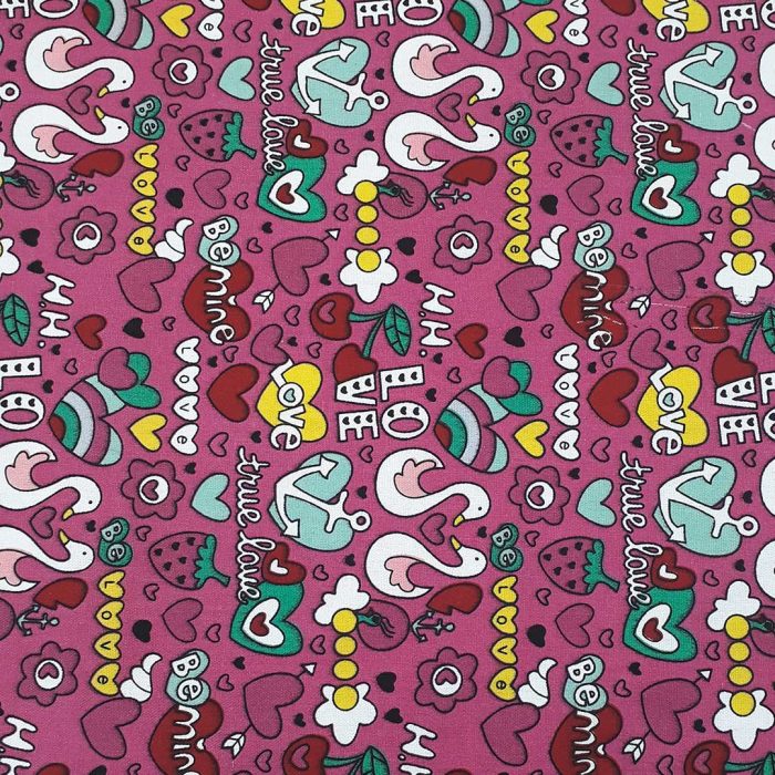 Printed Poly Cotton Canvas -3 - Image 3