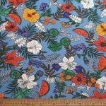 Viscose Nylon Pique Gucci Tropics Blue 13329