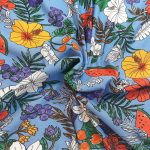 Viscose Nylon Pique Gucci Tropics Blue 13329 - Image 2