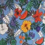Viscose Nylon Pique Gucci Tropics Blue 13329 - Image 3