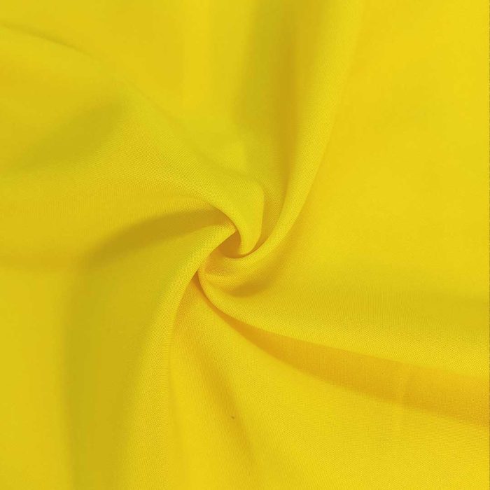 Mini Matt Plain Yellow Fabric - Image 2