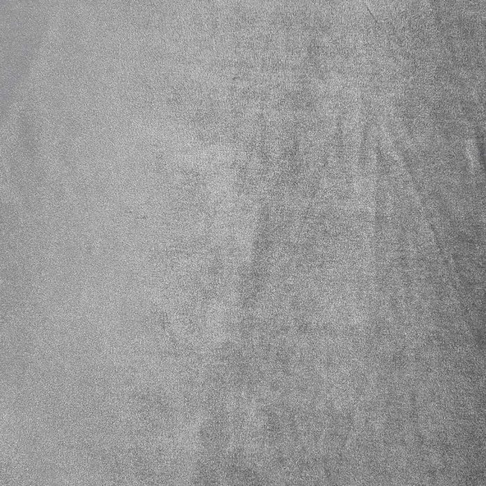Stretch Velvet Plain Grey 150cm 9 - Image 3
