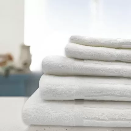 Galleon Hand Towel White 50cm x 90