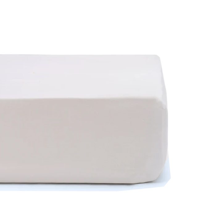 Fitted Sheet Single XL White 144 TC - Image 2