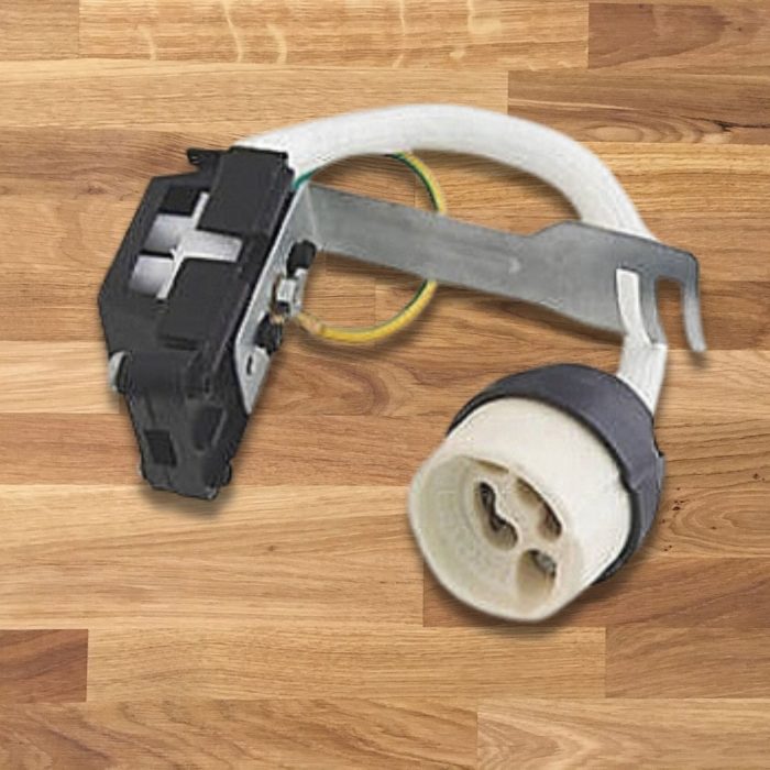 Gu10 Holder H1/Br + Earth With Bracket - Image 3