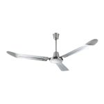 Radiant Jx12 Satin Chrome 56" Ceiling Fan