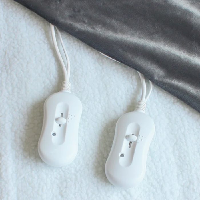 Queen Fitted Sherpa Electric Blanket ZEPP152188S (with Straps) - Image 2