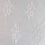 White Beaded Lace 14Hand003 White-1 - Image 2