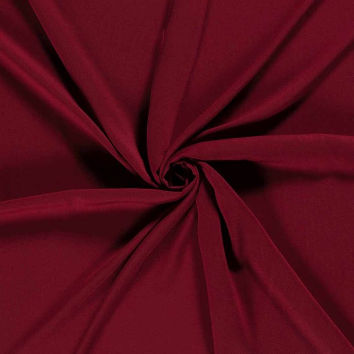 Bamboo Poplin Viscose Dark Red 14299-016 - Image 3
