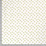 100% Cotton Print Fruit Pears 15545-050 White