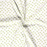 100% Cotton Print Fruit Pears 15545-050 White - Image 2