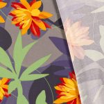 Midnight Viscose Twill Flower Mid Grey 19031-063 - Image 2