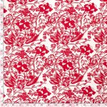 Viscose Poplin Botanical Garden Red 19040-015