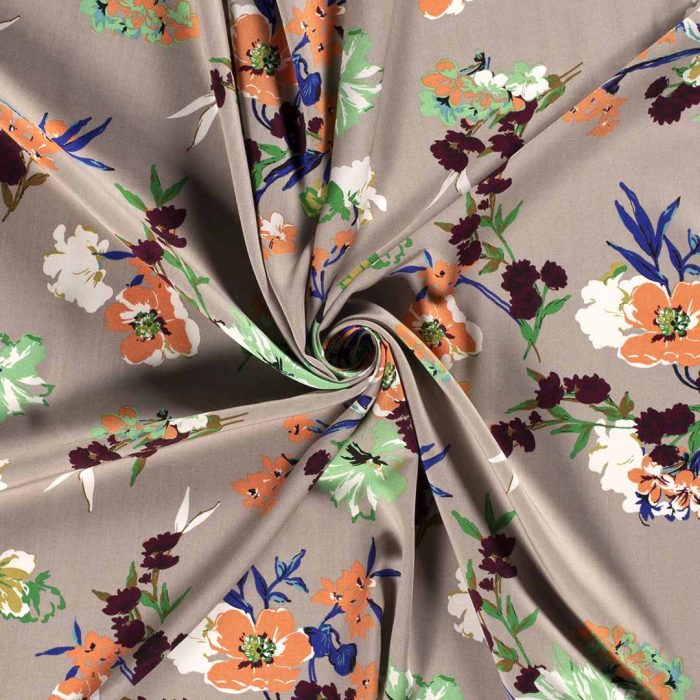 Viscose Poplin Spray Sand 19045-052 - Image 3