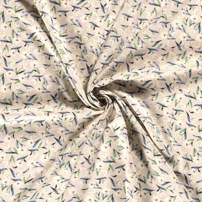 Viscose Poplin Mid Grey 19046-063 - Image 3