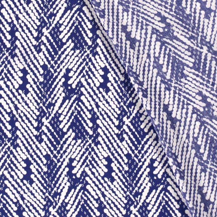 Viscose Poplin Diagonal Cobalt 19048-005 - Image 2