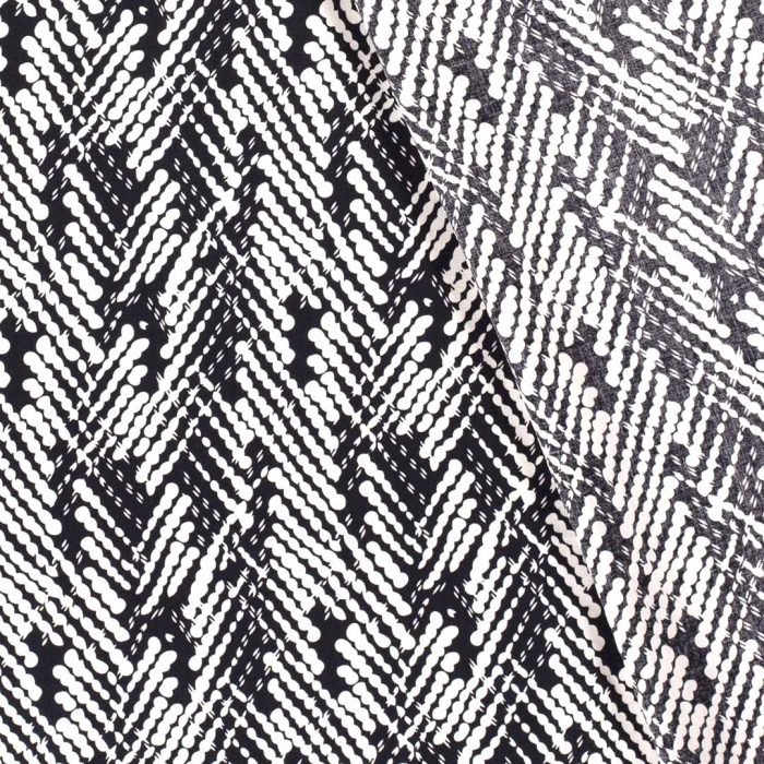Viscose Poplin Diagonal Navy 19048-008 - Image 2