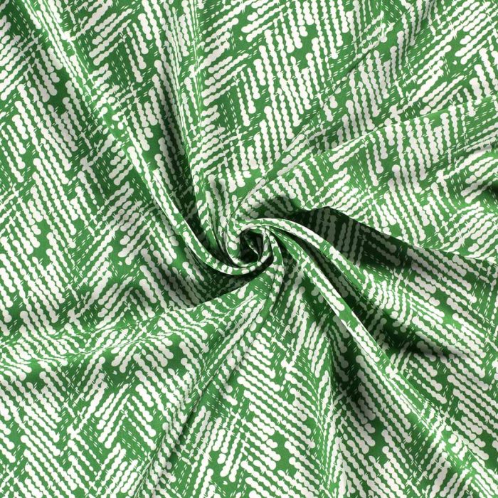 Viscose Poplin Diagonal Apple Green 19048-025 - Image 3