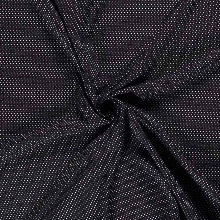 Viscose Poplin Speckle Navy 19049-008 - Image 3
