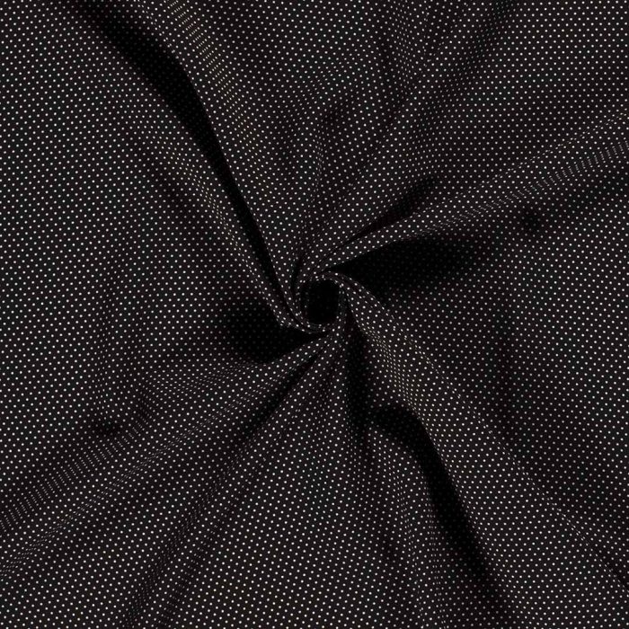 Viscose Poplin Speckle Black 19049-069 - Image 3