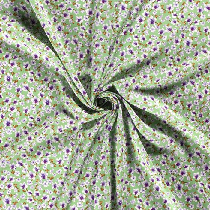 Viscose Poplin Floret Kiwi 19051-023 - Image 3
