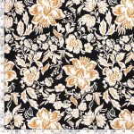 Viscose Poplin Blooming Black 19054-069