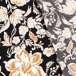 Viscose Poplin Blooming Black 19054-069 - Image 2