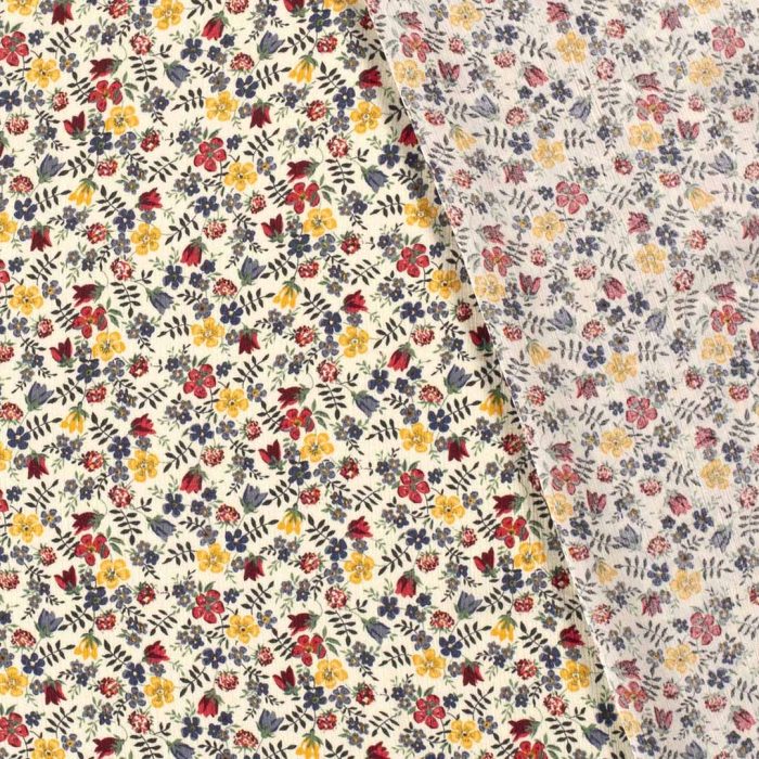 Borken Crepe Ditsy Off White 19096-051 - Image 2