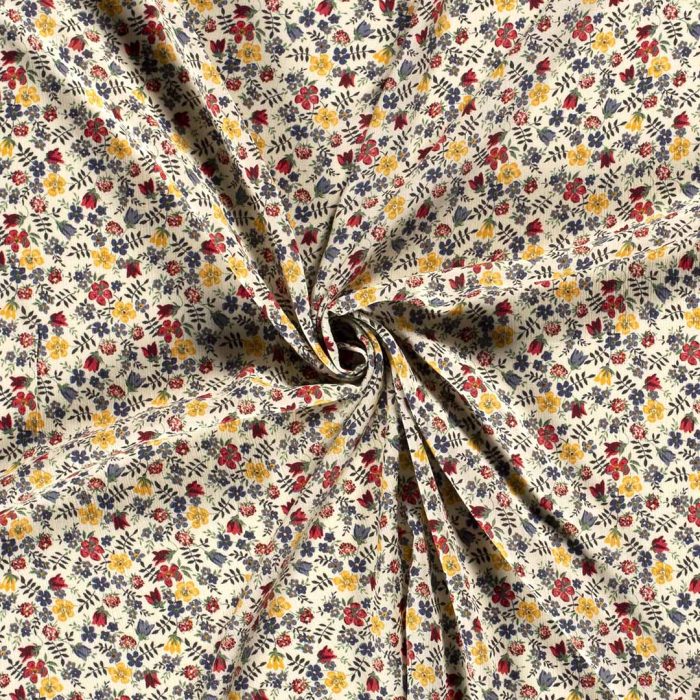 Borken Crepe Ditsy Off White 19096-051 - Image 3