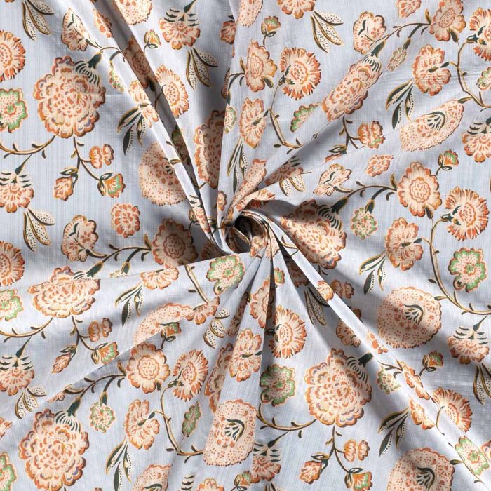 Cotton Viscose Botanic Beige 19111-002 - Image 3