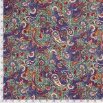 Yoryu Chiffon Paisley Purple 19133-044