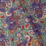 Yoryu Chiffon Paisley Purple 19133-044 - Image 2