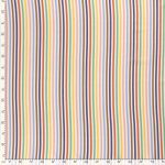 Woven Viscose Linen Candy Stripe Off White 19156-051