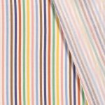 Woven Viscose Linen Candy Stripe Off White 19156-051 - Image 2