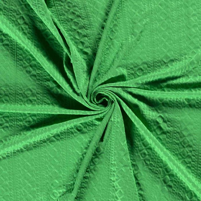Blown Knitted Diamond Braid Apple Green - Image 3
