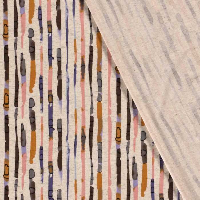 Viscose Linnen Look Yellow 19203-033 - Image 2