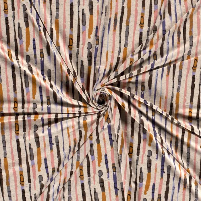 Viscose Linnen Look Yellow 19203-033 - Image 3