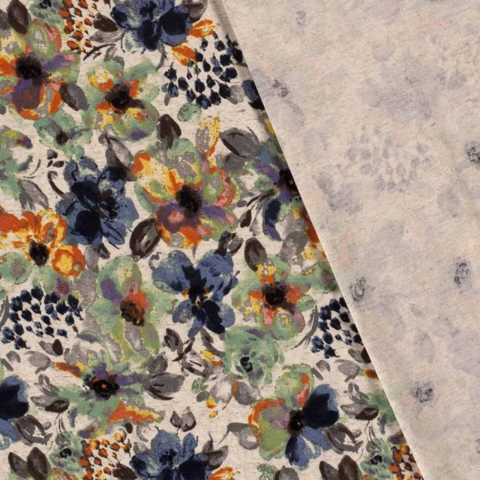 Viscose Linnen Look Oker 19204-034 - Image 2