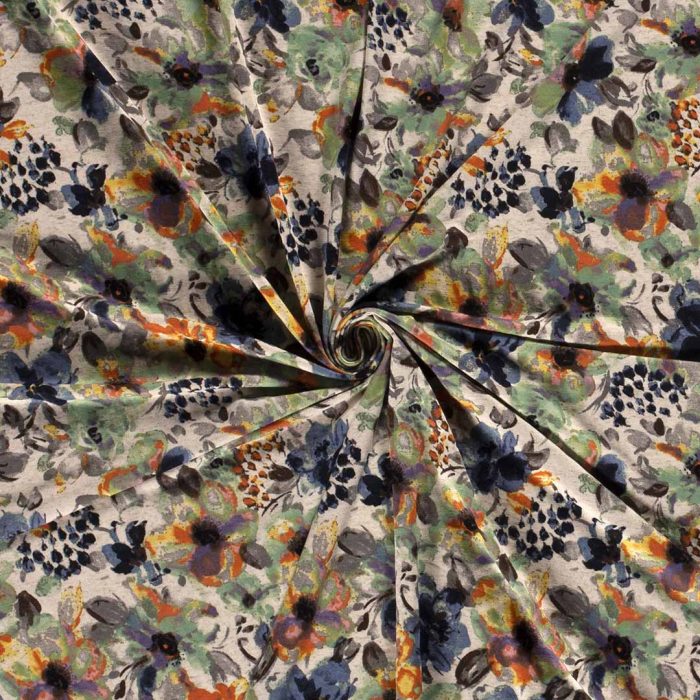 Viscose Linnen Look Oker 19204-034 - Image 3