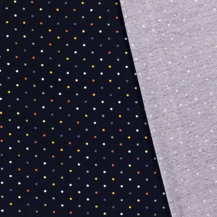 Viscose Crepe Jersey Navy 19240-008 - Image 2