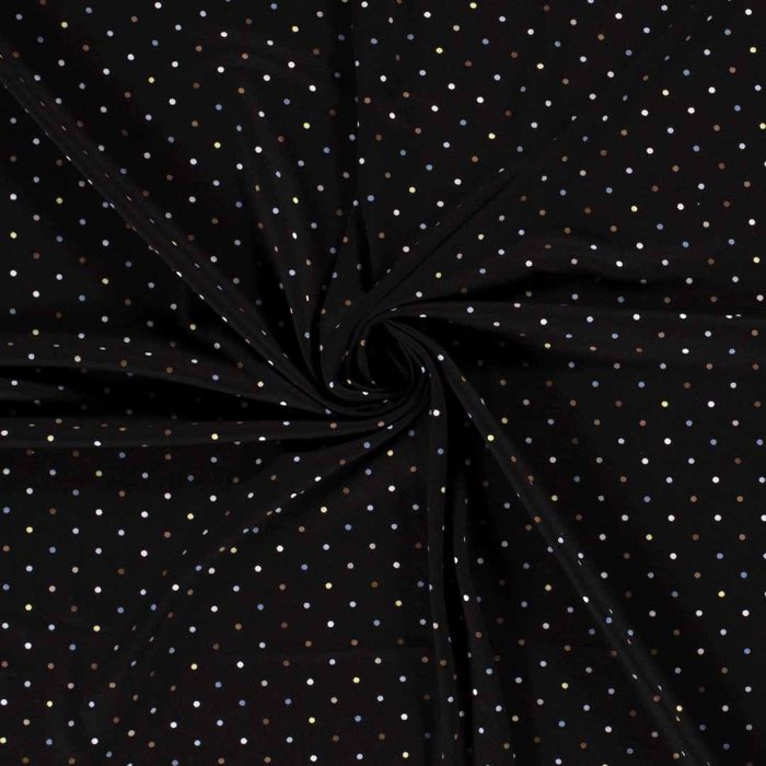Viscose Crepe Jersey Black 19240-069 - Image 3