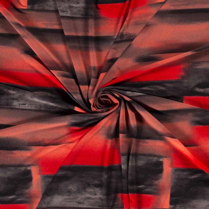 Viscose Jersey Splotch Black 19250-069 - Image 3