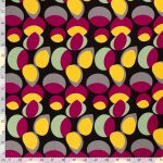 Viscose Crepe Stretch Orb Black 19266-069