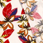 Viscose Crepe Stretch Floret Off White 19270-051 - Image 2