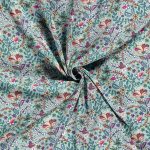 Viscose Poplin Print Petrol 19676-024 - Image 2