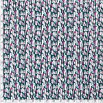 Viscose Poplin Print Petrol 19687-024