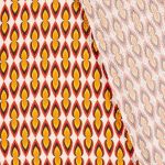 Zara Viscose Crepe Peacock  Orange 19772-036 - Image 3