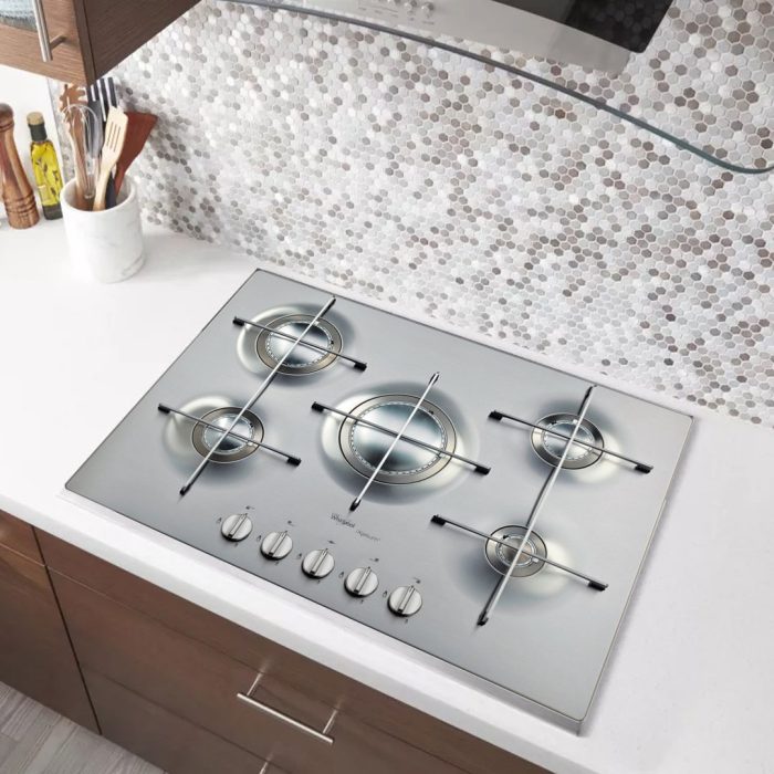 WHIRLPOOL Gas Hob AKT799/IXL 77cm - Image 3