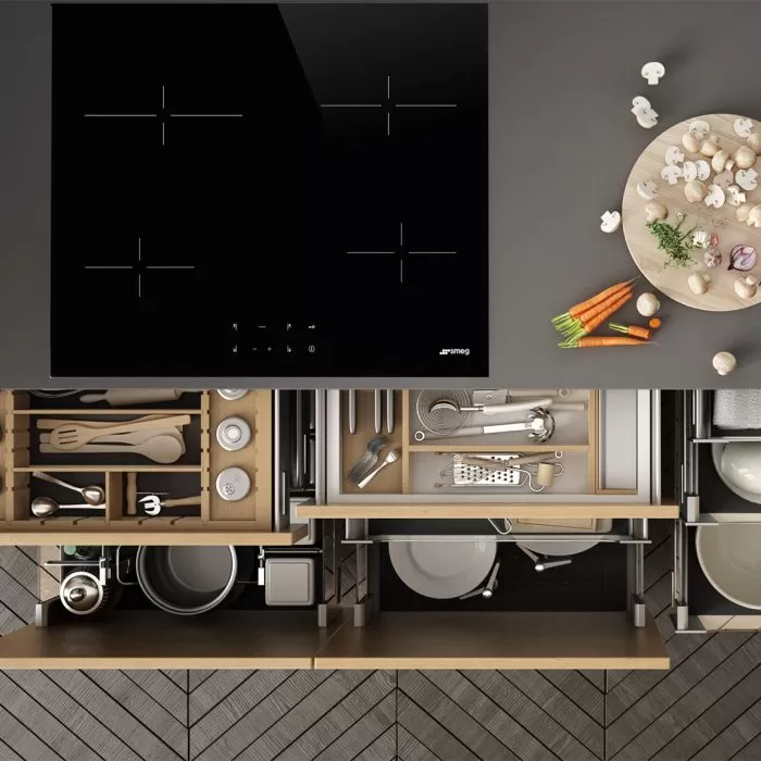 SMEG 60cm Hob SE264TD - Image 3